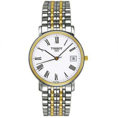 Tissot Desire Quartz 34 Stainless Steel / Yellow Gold PVD / White / Bracelet